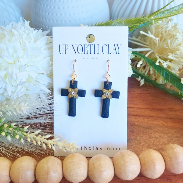 Faux Leather Crosses
