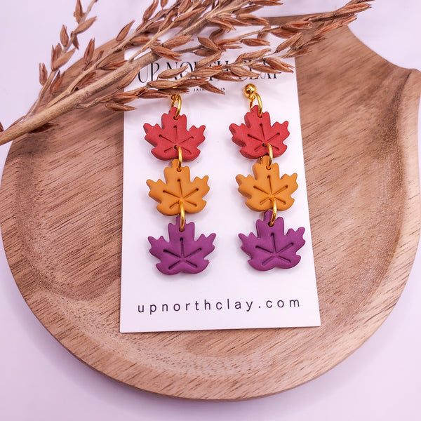 Dangle Maple Leaves
