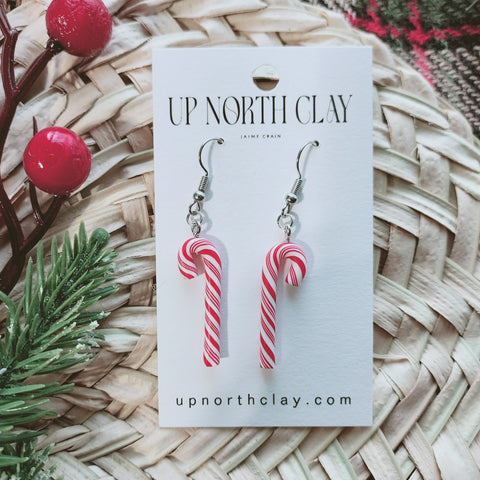 Candy Cane French Wire Dangles
