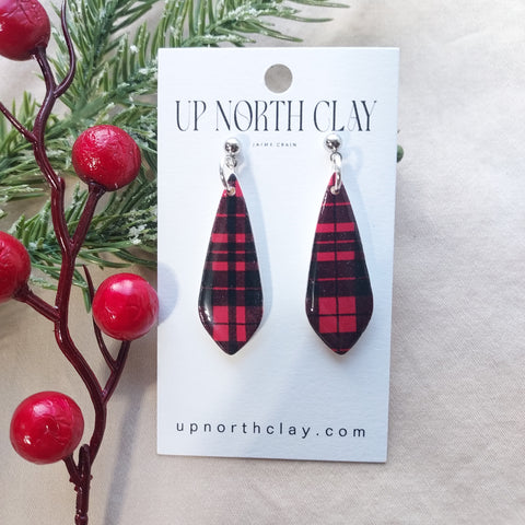Buffalo Plaid Dangles