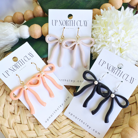 "Silk" Pearl bows