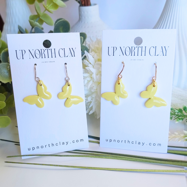 Petite Yellow Butterflies
