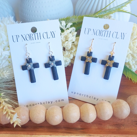 Faux Leather Crosses