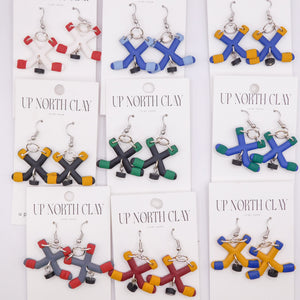 Custom Hockey Earrings